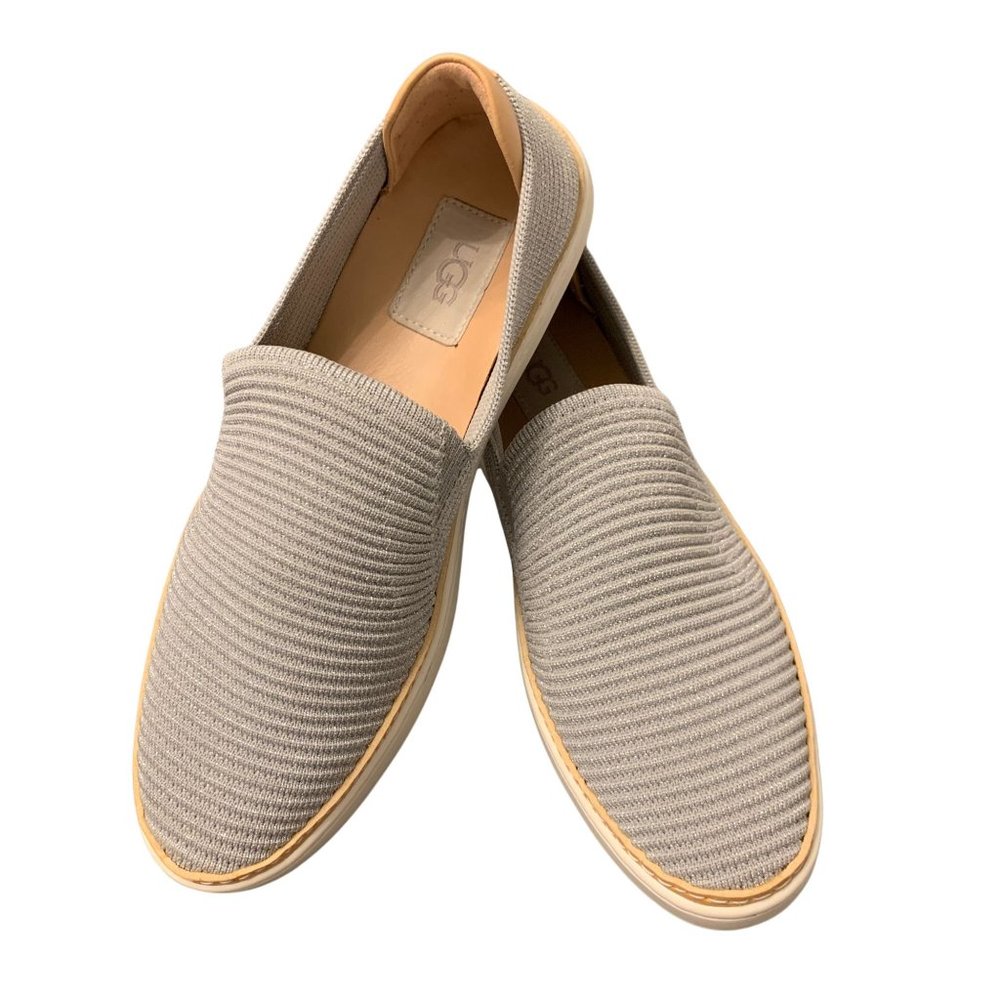 UGG Sammy Slip-On Metallic Knit Sneakers Size Is Unreadable See ALL Phot… - Picture 2 of 14